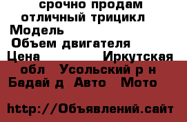 срочно продам отличный трицикл  › Модель ­ 163FML-2 E1197860 › Объем двигателя ­ 197 › Цена ­ 120 000 - Иркутская обл., Усольский р-н, Бадай д. Авто » Мото   